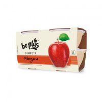 COMPOTA MANZANA 4x100gr S/TAPA BEPLUS