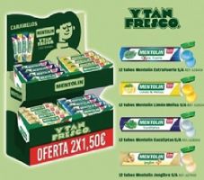 LOTE TUBOS MENTOLIN 48U 2X1.50E