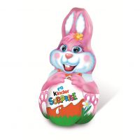 KINDER CONEJO CON SORP. ROSA 75GR